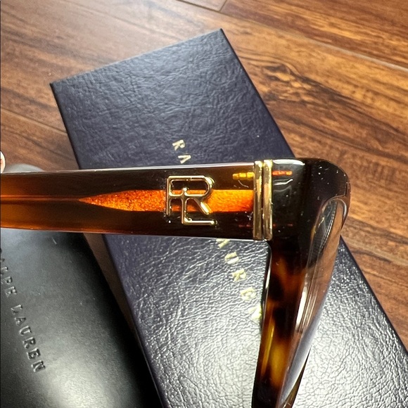 NWT Ralph Lauren Tortoise Shell Glasses Clear Lens - Picture 4 of 8